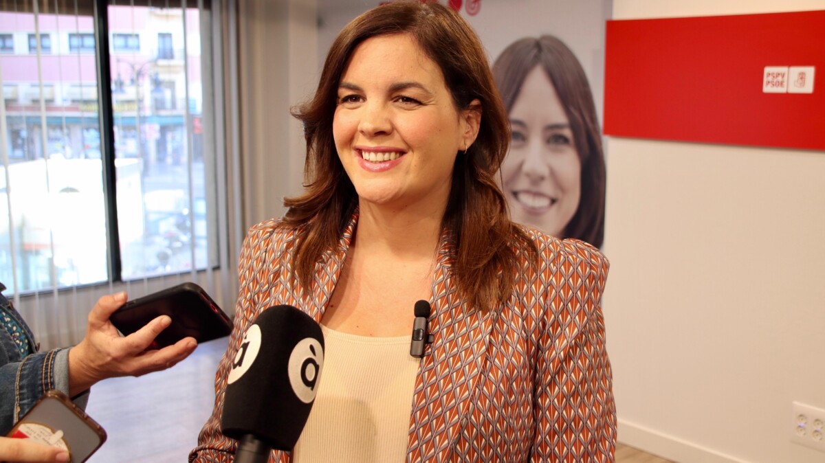 Sandra Gómez PSPV ciudad de Valencia